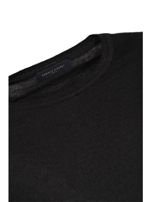 Maglia girocollo in lana merino Nero DANIELE FIESOLI | DF 00020009